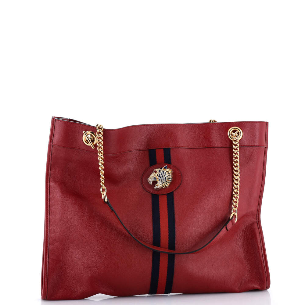 Gucci Rajah Chain Tote Leather Large #200035G15B - Picture 3 of 7